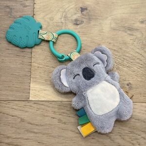 Itzy ritzy baby toy koala teething and fun tags and sounds